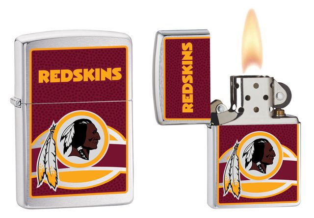   REDSKINS   NFL _ GENUINE WINDPROOF ZIPPO LIGHTER #24628  