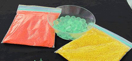 Gold Water Beads Water Marbles Big Gel Balls for Plants  