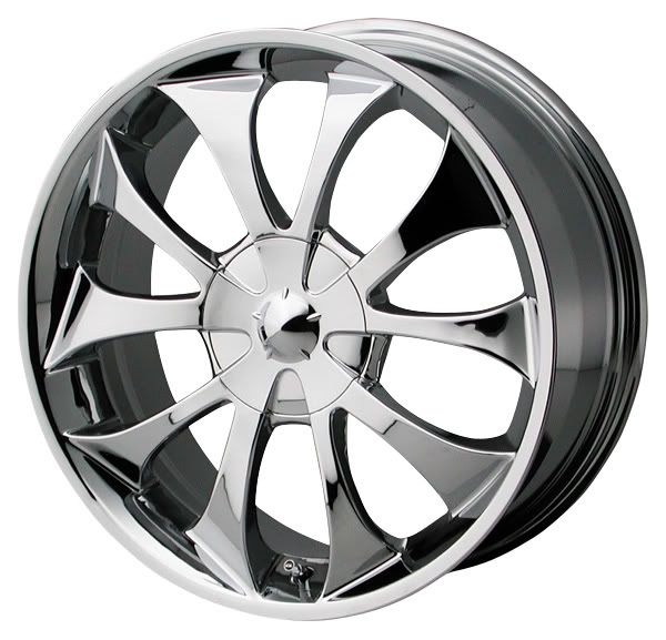 18 Ion Alloy 121 Custom Chrome Wheels FWD Passenger  