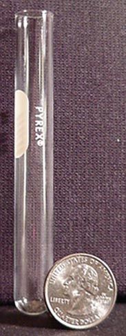 12 Glass Test Tubes Pyrex 9820   13 x 100 mm (1/2 x 4)  