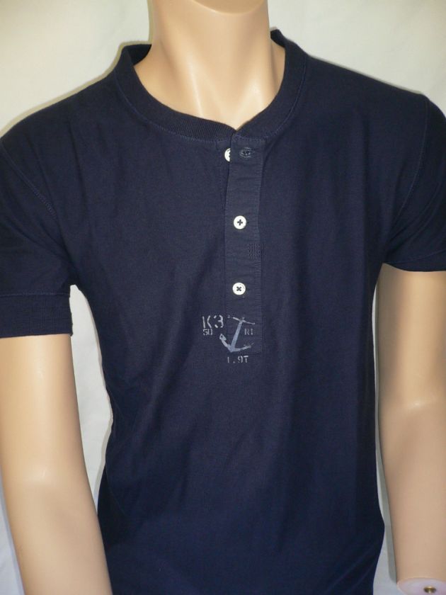 ZARA MAN SPORT CLASSIC POLO T SHIRT SHORT SLEEAVES NAVY BLUE LARGE 