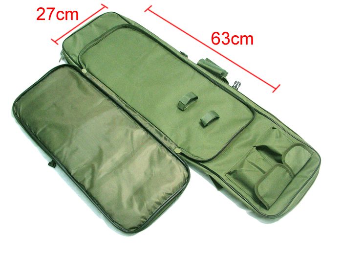 38 Sniper Hunting Dual Rifle Carrying Case Gun Bag OD  