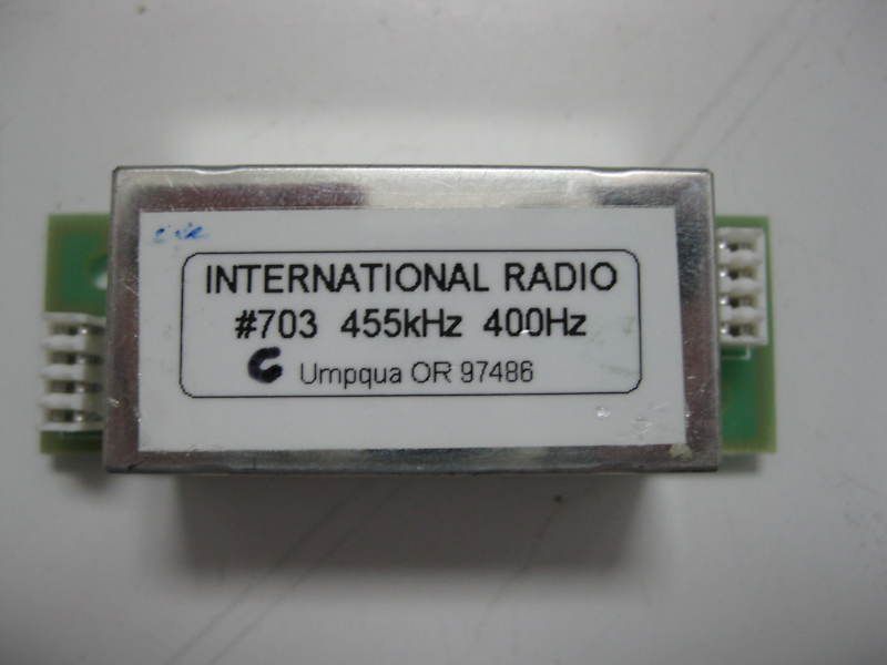 Inrad 703 C 400hz CW filter (455khz center) Excellent  