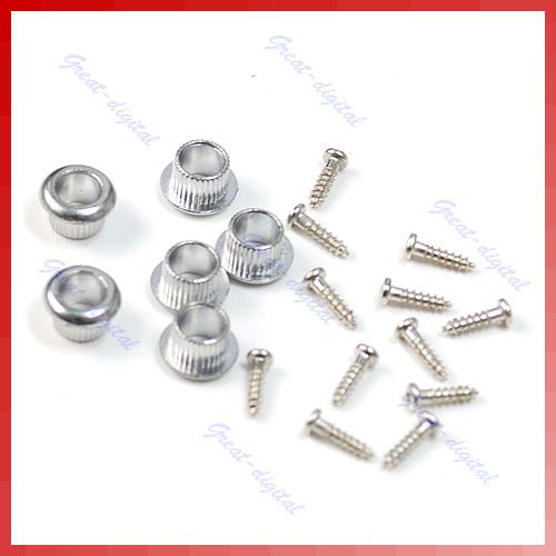 New Chrome Semiclosed Guitar String Tuning Pegs Tuners Machine Heads 