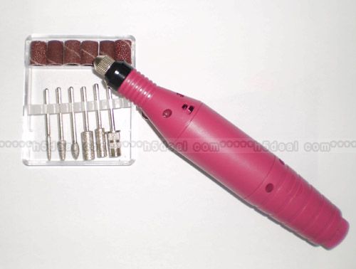 Pen Shape Electric Nail Drill Art Manicure File Tool  