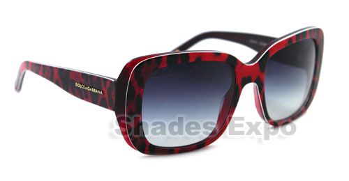 NEW DOLCE&GABBANA D&G SUNGLASSES DG 4101 RED 1752/8G  