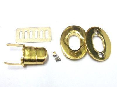 2pcs Purse Alloy Twist Lock Purse Turn Locks Gold  