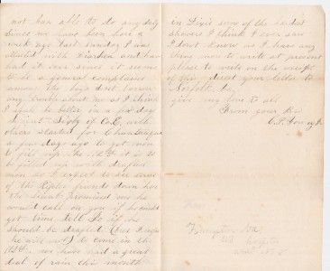 Civil War Soldier, Charles Youngs letters (8) , 112 NY Vol Regiment 