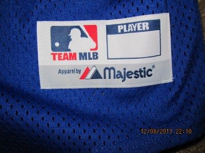 BOYS YOUTH XL MAJESTIC PRO LOS ANGELES DODGERS MATT KEMP JERSEY BLUE 