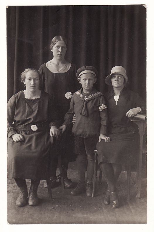 1910s Imperial Russia Women Boy Sailor Costume Photo  