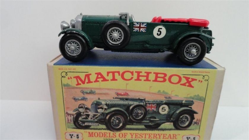 MATCHBOX OF YESTERYEAR Y 5 1929 4 1/2 BENTLEY *MIB*  