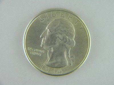   image year mint 1934 description of item 25c washington quarter grade