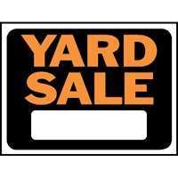 NEW LOT 10 HY KO 3033 YARD SALE SIGNS PLASTIC 9X12  