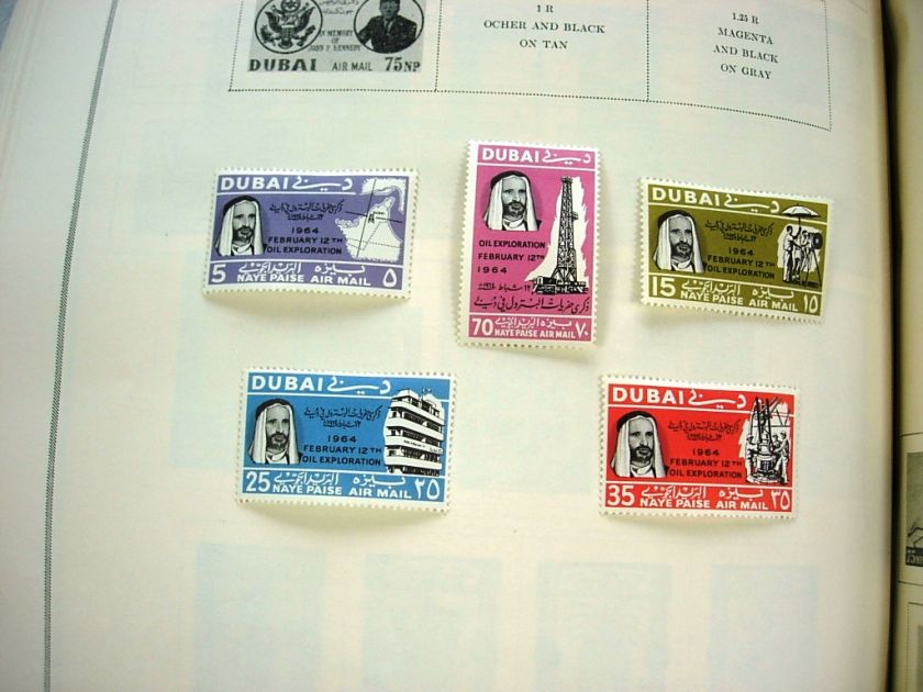 US/WW, CHINA, 100S of Stamps hinged in a Scott International(1963 