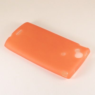 Orange Soft Crystal Case for Sony Ericsson Xperia Arc  