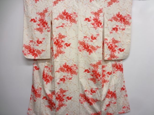 20897# Japanese KIMONO ARTIFICAL FIBER / DYED FLOWER  