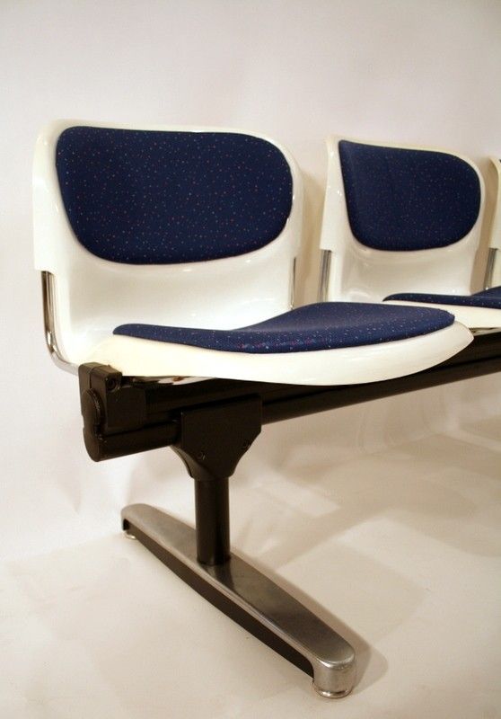 LOUNGE BENCH POP AGE CHAIRS BANK des. 1968 Gerd Lange 70s design for 