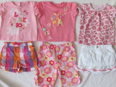   TODDLER GIRLS 18 24 MONTHS SUMMER CLOTHES OUTFITS DRESSES LOT  
