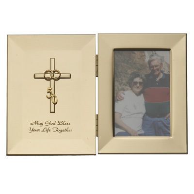 Christian 25th Wedding Anniversary Picture Frame Gift  