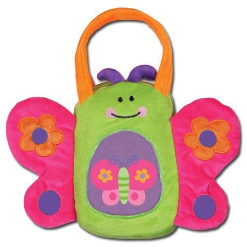 Stephen Joseph Childrens Girls Butterfly Blankie Buddy Blanket Tote 