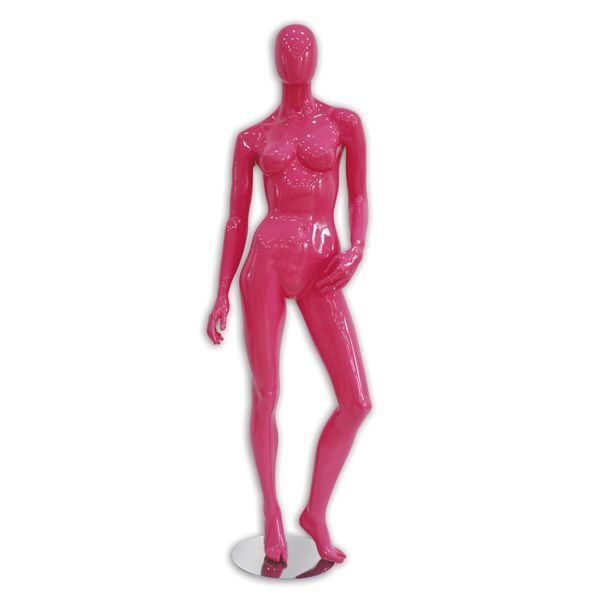 item ftf egf 2p female abstract mannequins glossy pink new our price $ 