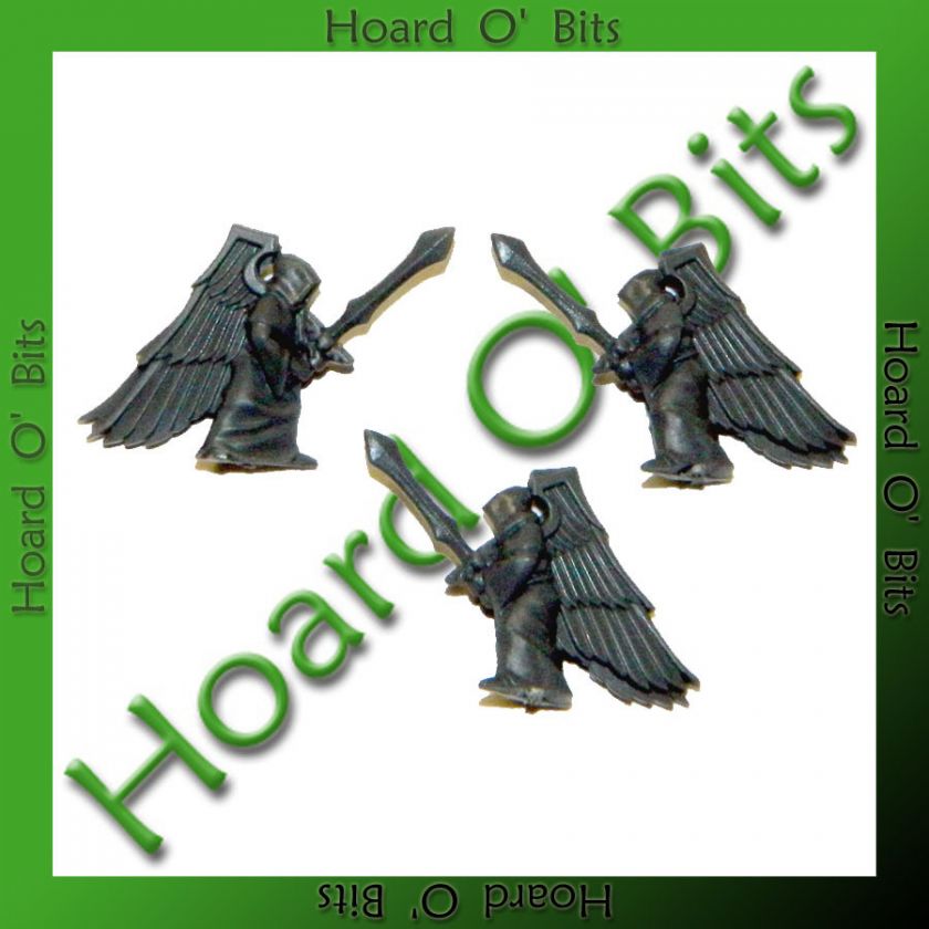   40K BIN BITS DARK ANGELS SPACE MARINES   3x TINY ANGEL REAPERS  