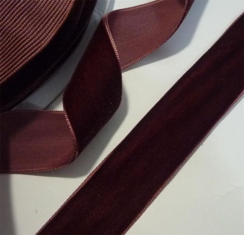 Freeship 18 Col Velvet Ribbon Trim 1 25mm 3yd Upick WI  