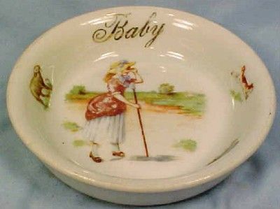 Vintage LITTLE BO PEEP NURSERY RHYME BABY DISH Germany  