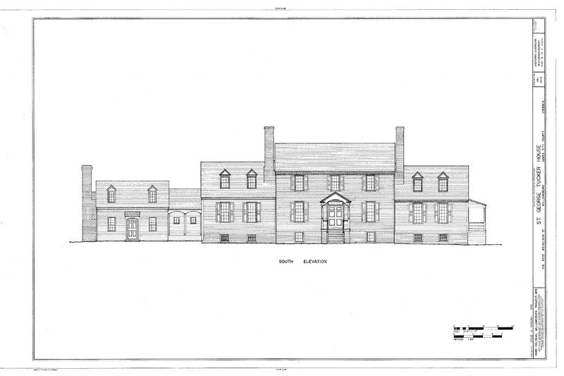   Williamsburg Colonial Home plans, traditional wood country house