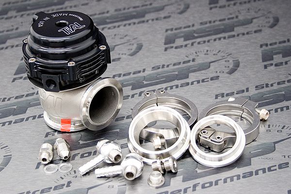 BLACK Tial 38 MVS 38mm Wastegate WITH VBAND FLANGES  