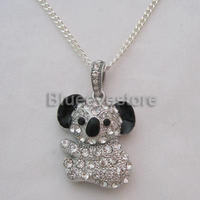 8GB Koala Bear Necklace USB 2.0 Flash Memory Pen Drive  