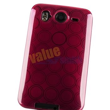   for htc desire hd clear frost wine red circle quantity 1 keep your htc