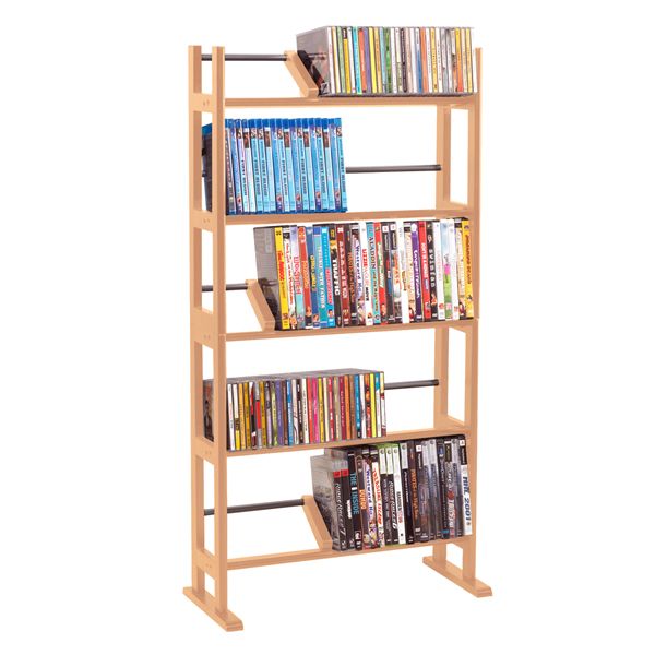 Element 230 CD/DVD Multimedia Rack Maple  