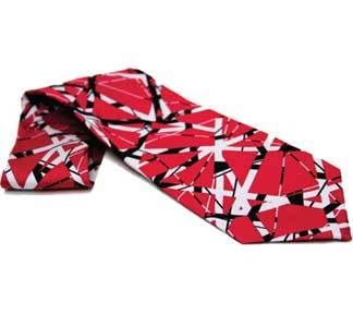 EDDIE VAN HALEN Red Stripes 5150 Neck Tie NEW EVH  