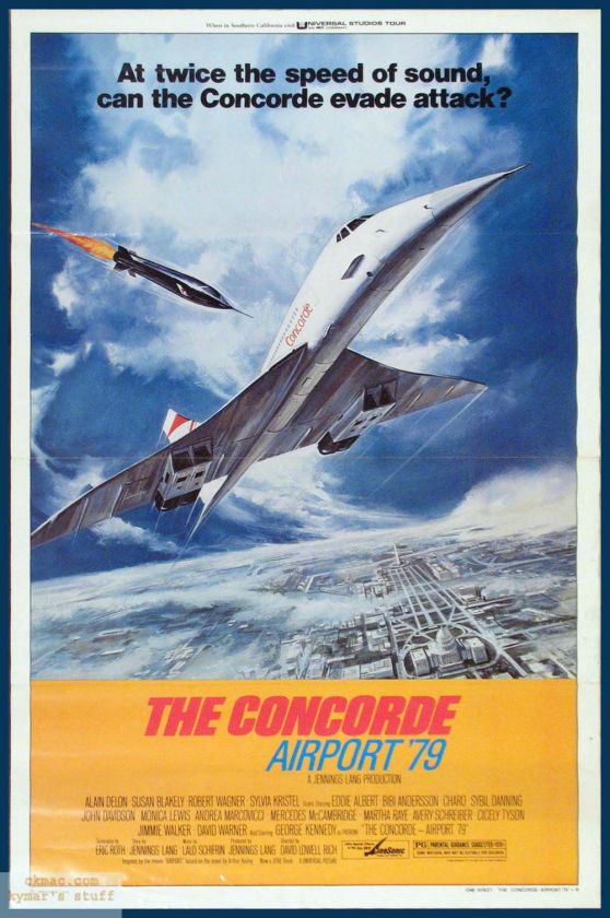 CONCORDE AIRPORT 79 Style B Orig 1Sheet Movie Poster  