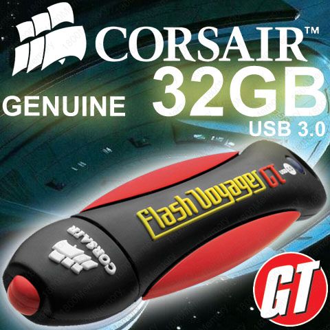 GENUINE CORSAIR 64GB Flash Voyager GT USB 3.0 Thumb Drive 64G 5 Year 