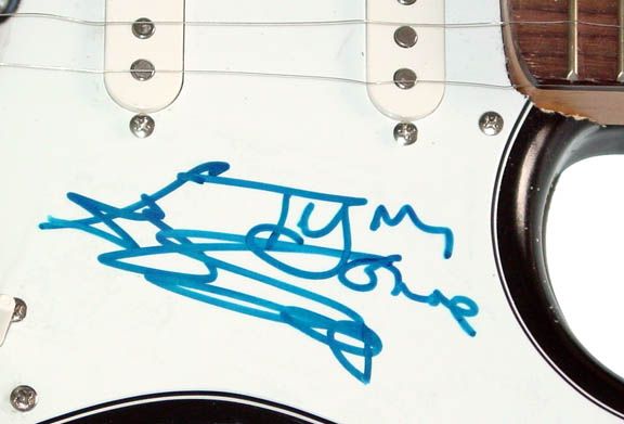 Lady Gaga Autographed Signed Custom Airbrush Guitar UACC RD COA  