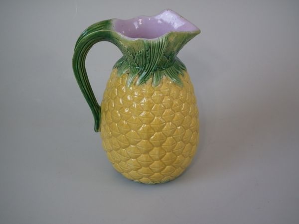 Majolica pineapple pitcher  