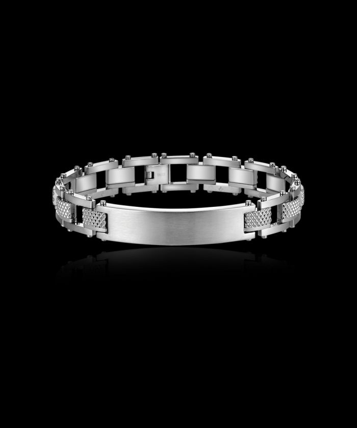 BRACCIALE BREIL COLLEZIONE TRACK ACCIAIO BILUX TJ1176 UOMO  