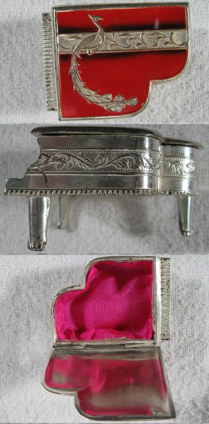 50‘s Miniature Piano Jewelry Box~Made in Occupied Japan  