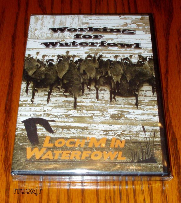 WATERFOWL WORKING LOCHM IN DAKOTA GOOSE DECOYS DVD NEW 707541215992 