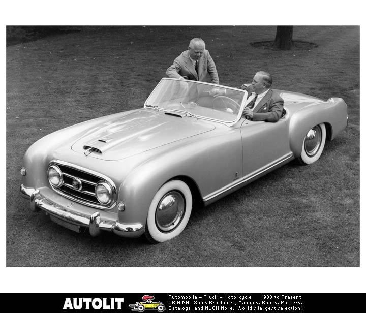 1952 Nash Healey Photo Pininfarina & George W Mason  