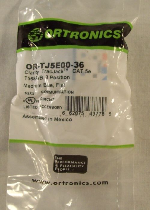 Ortronics OR TJ5E00 36 Cat 5E TracJack  T568A/B  