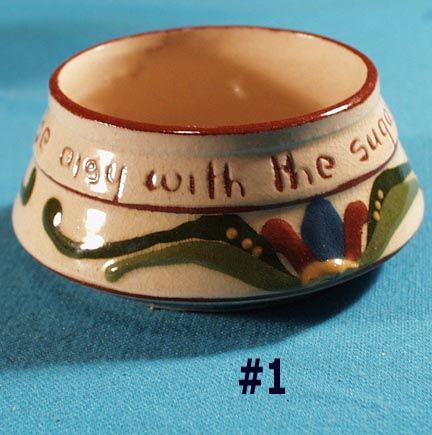 VINTAGE COLLECTION OF 50 TORQUAY ENGLISH DEVON RED MOTTO WARE POTTERY 