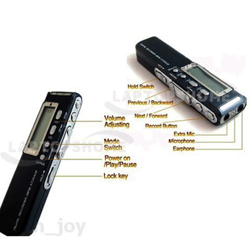 New PRO 8GB USB Digital SPY Audio Voice Recorder Dictaphone  player 