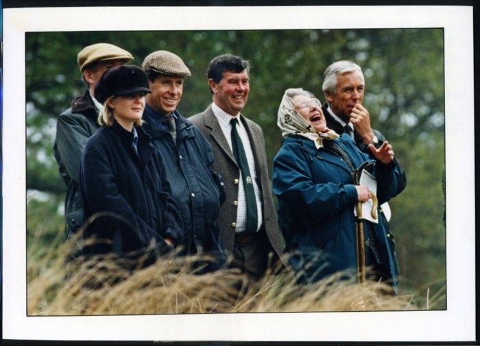 HM QUEEN ELIZABETH, VISCOUNT LINLEY GUNDOG TRIALS 1995  