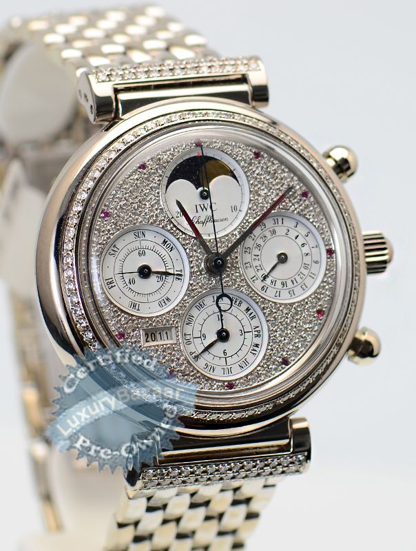   Da Vinci Perpetual Calendar Chronograph   Steel Case & Diamond Dial