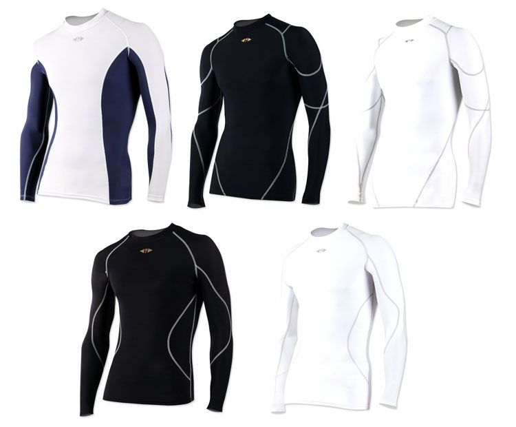 New Mens Muscle Compression Under Layer Tight Shirts   Long Sleeve 