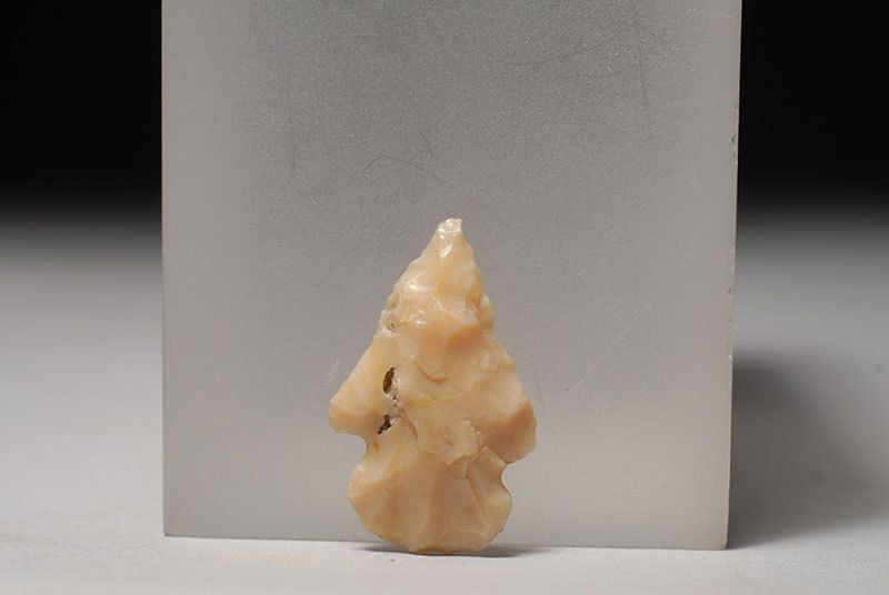 Ancient Stone Age Neolithic flint Arrow head  