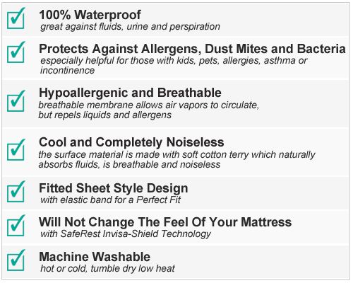 fluids stains and allergens offering a more sterile sleeping 